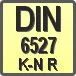 Piktogram - Typ DIN: DIN 6527 K-N R